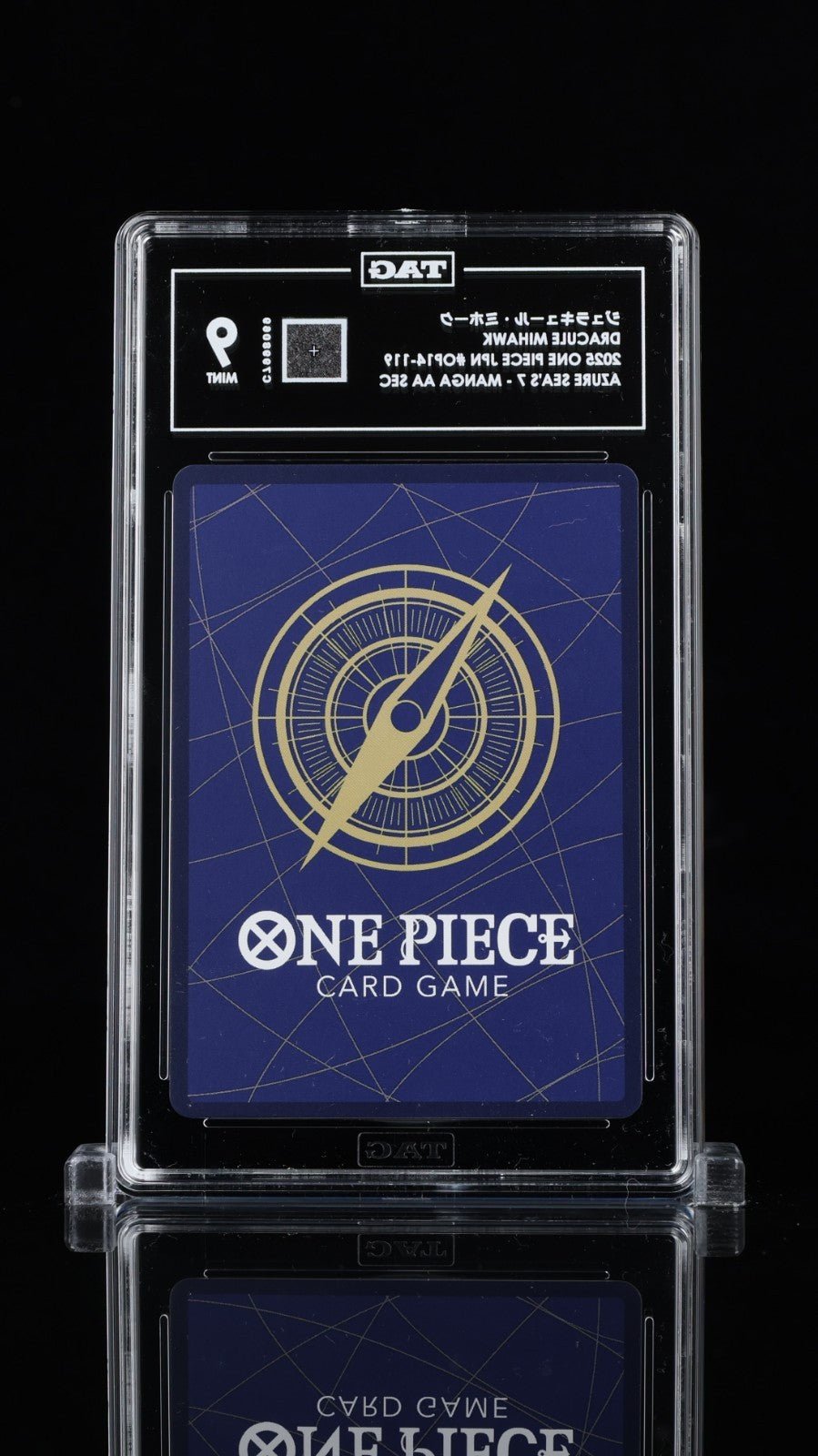 TAG 9 Dracule Mihawk OP14 - 119 SEC Comic Parallel Manga Art One Piece Japanese