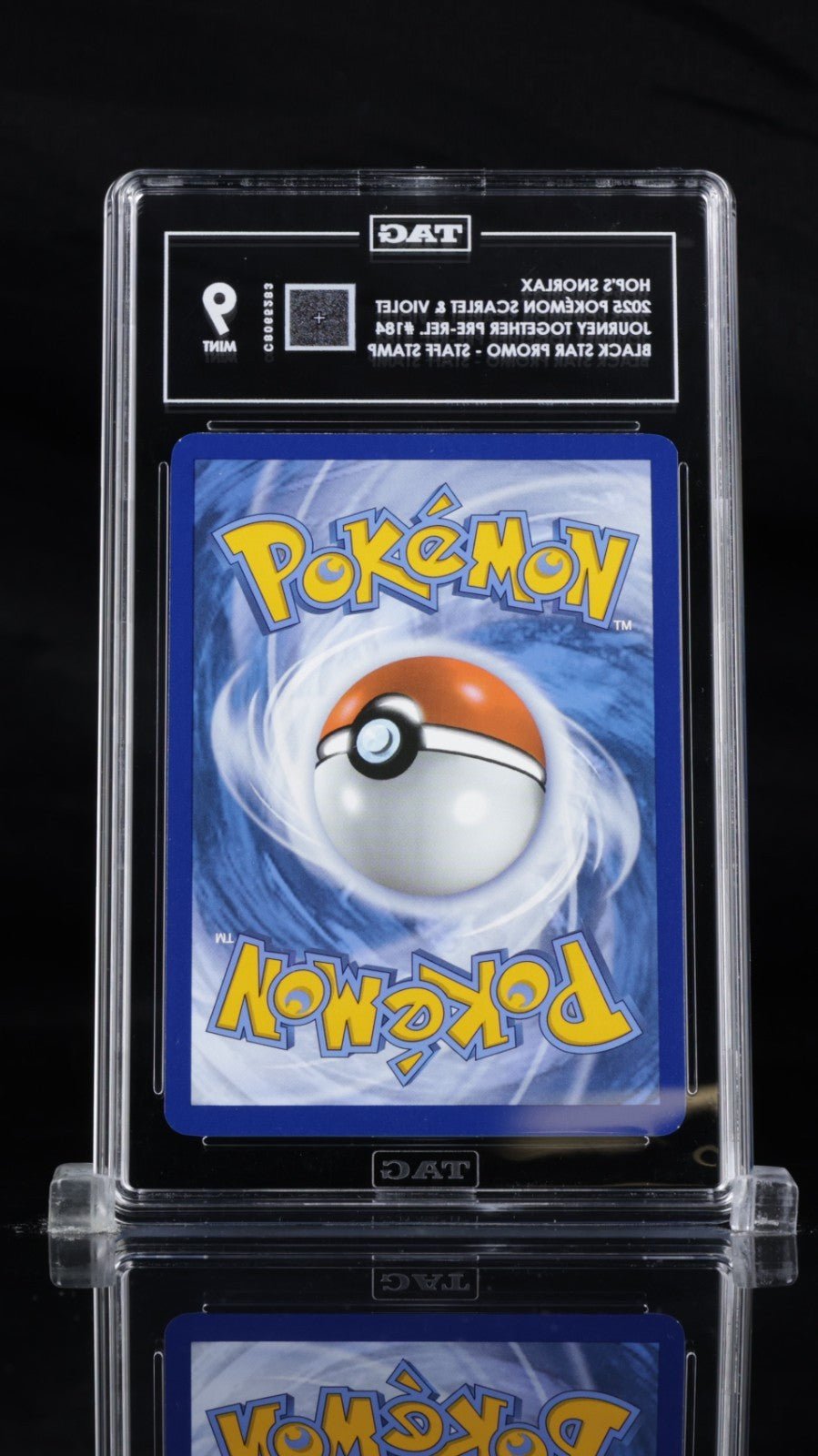 TAG 9 Hop's Snorlax Jtg Prerelease - Staff 184 2025 Pokemon SVP Promo