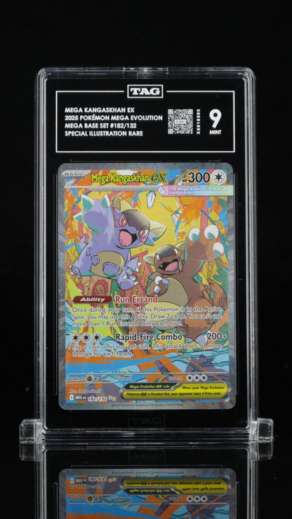 Tag 9 Mega Kangaskhan ex 182/132 SIR MEG Pokemon English