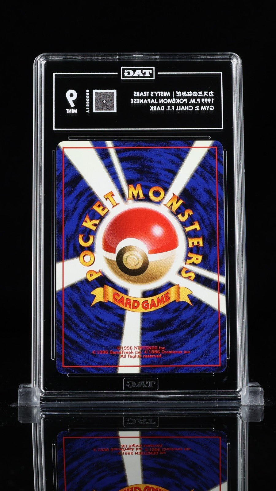 TAG 9 Misty's Tears Banned Art Gym Heroes 1998 Japanese Pokemon