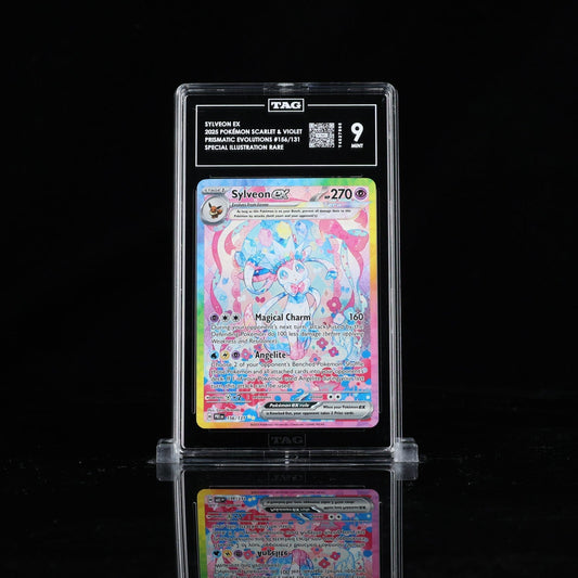 TAG 9 Pokemon 2025 Sylveon ex 156/131 SIR Prismatic Evolutions