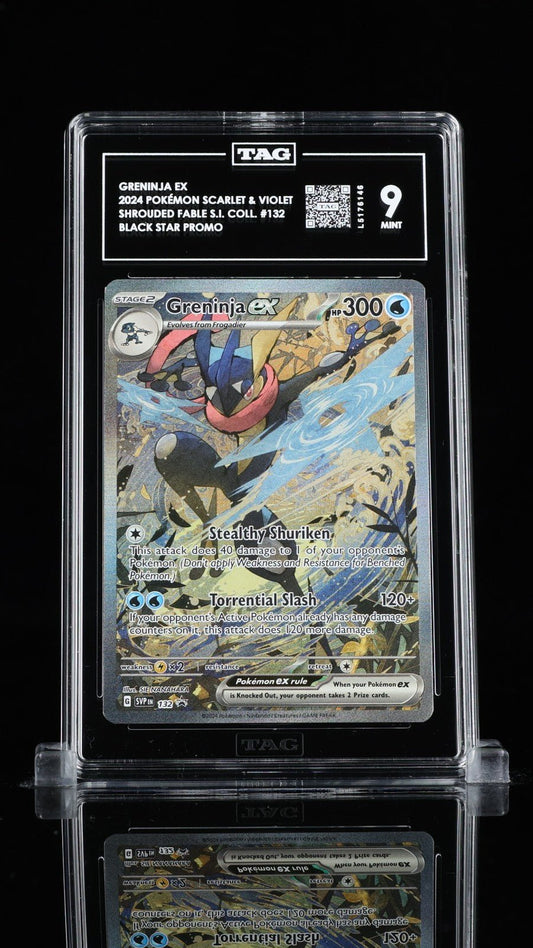 TAG 9 Pokemon Greninja ex Scarlet & Violet Promo SVP132
