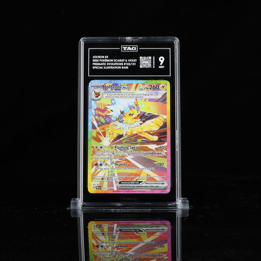 TAG 9 Pokemon Jolteon ex 153/131 Prismatic Evolutions Holo