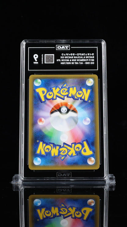 TAG 9 Pokemon Raichu & Alolan Raichu GX Alt Art 057/054 SR Japanese