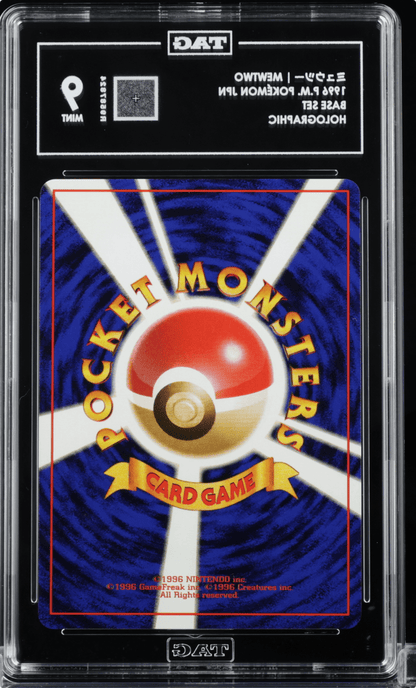 TAG 9 Pokémon TCG Mewtwo Base Set 10/102 Holo Unlimited Holo