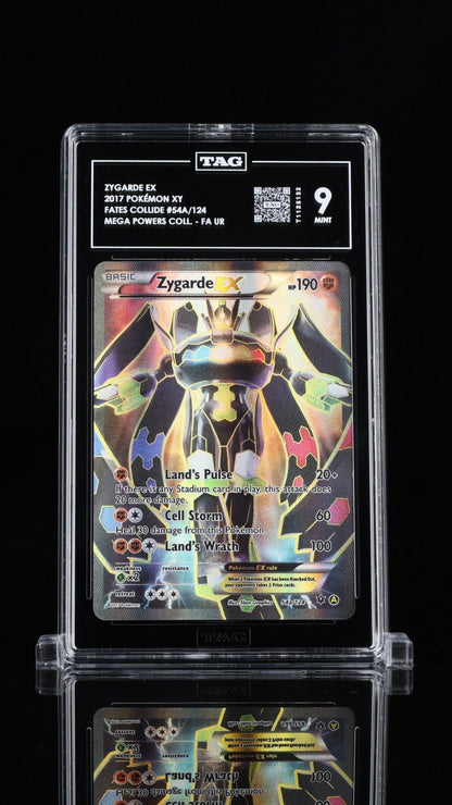 TAG 9 Pokemon TCG Zygarde EX 54a/124 Alternate Art Rare Promo