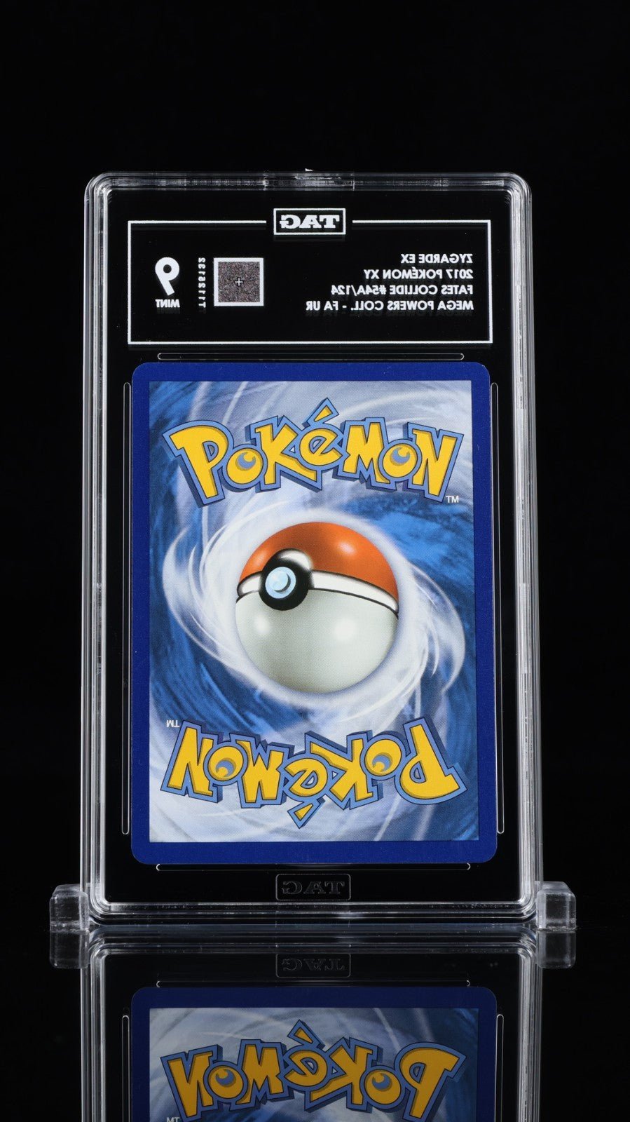 TAG 9 Pokemon TCG Zygarde EX 54a/124 Alternate Art Rare Promo