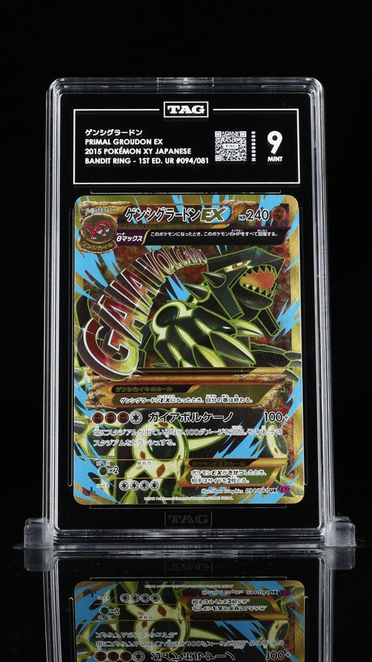 TAG 9 Primal Groudon EX UR 094/081 XY7 Bandit Ring Japanese Pokemon 2015