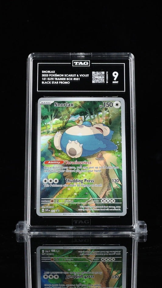 TAG 9 SNORLAX 051 BLACK STAR PROMO 2023 POKEMON SVP EN - SV 151 ELITE TRAINER BOX