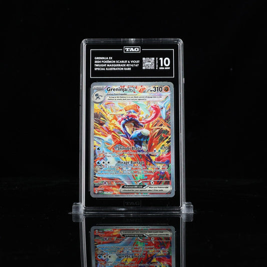 Twilight Masquerade Greninja EX Special Illustration Rare 214/167 TAG 10 2