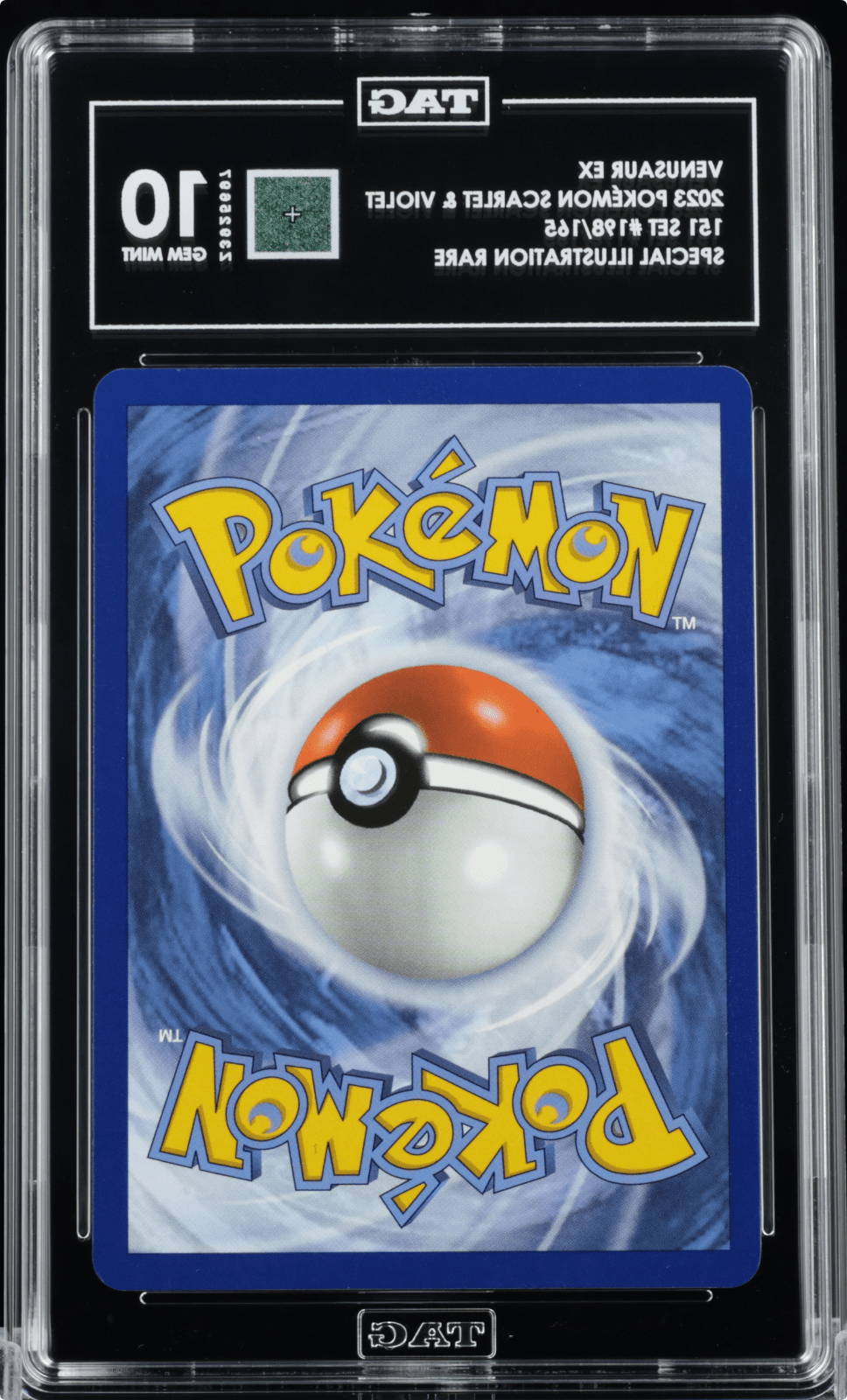 Venusaur EX 198/165 Special Illustration Rare 151 Pokemon TAG 10