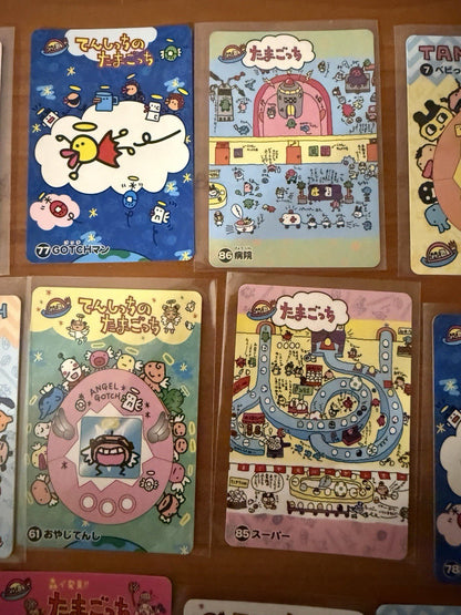 Vintage Tamagotchi Card Lot Bulk Kuchipatchi Bandai 1997 Made In Japan NM Rare!