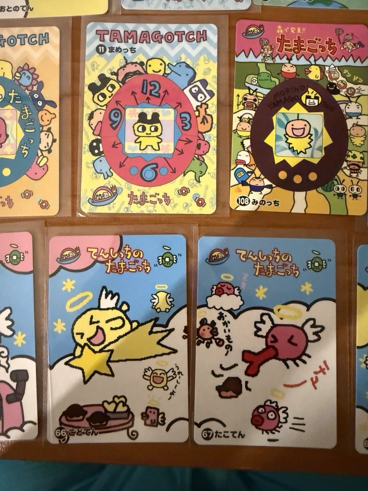 Vintage Tamagotchi Card Lot Bulk Kuchipatchi Bandai 1997 Made In Japan NM Rare!