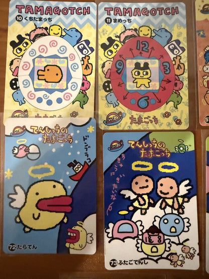 Vintage Tamagotchi Card Lot Bulk Kuchipatchi Bandai 1997 Made In Japan NM Rare!
