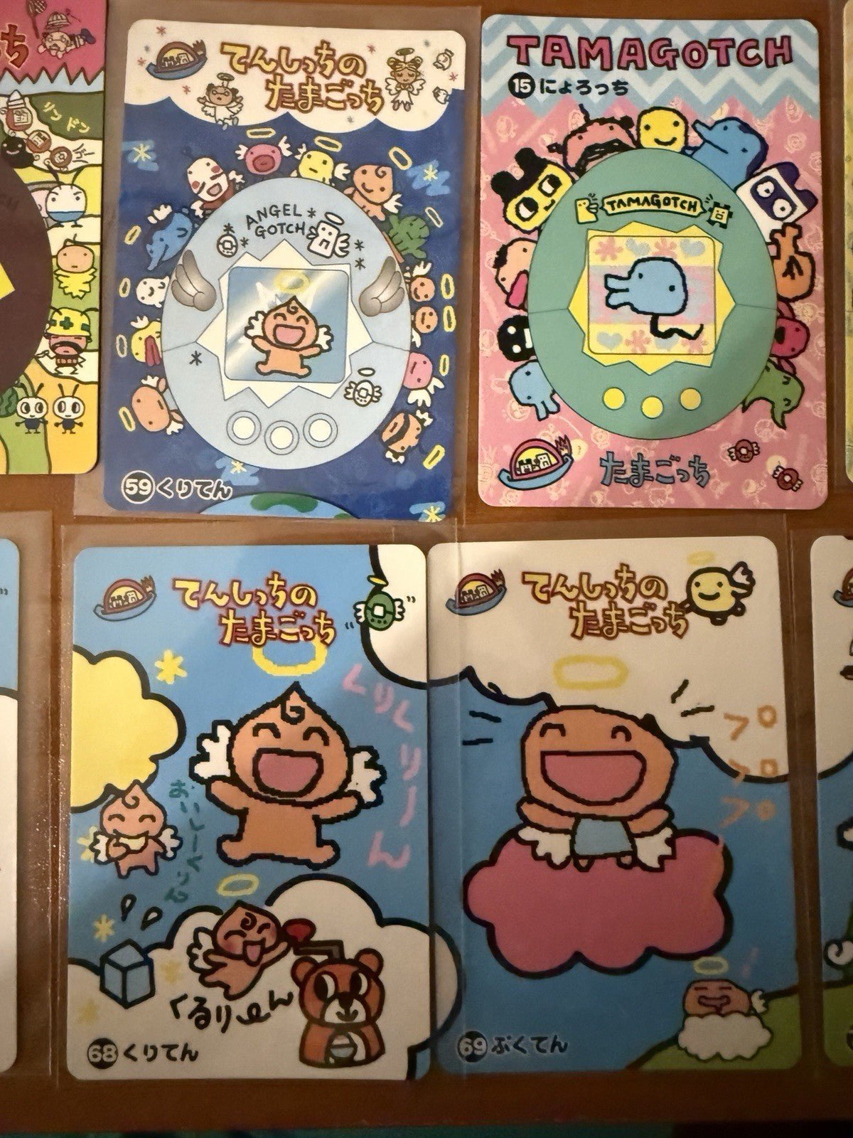 Vintage Tamagotchi Card Lot Bulk Kuchipatchi Bandai 1997 Made In Japan NM Rare!