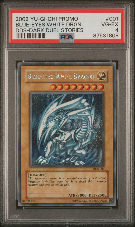 Yu-Gi-Oh! Dark Duel Stories Blue-Eyes White Dragon DDS-001 PSA 4
