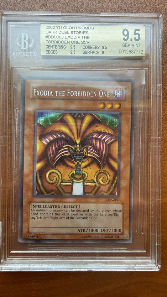 Yu - Gi - Oh! Exodia The Forbidden One Dark Duel Stories Promo DDS - 003 BGS 9.5