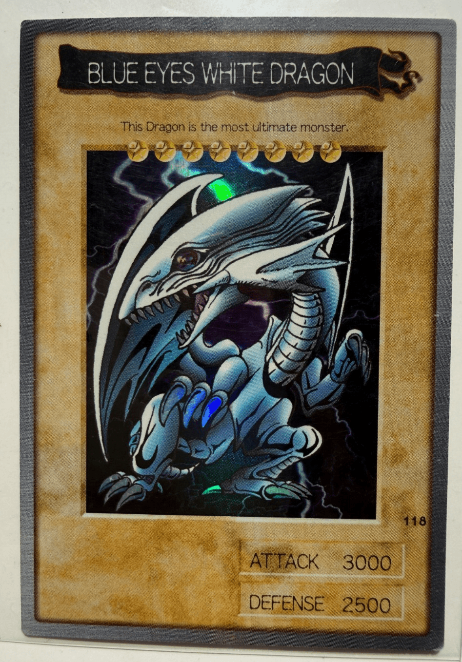 YU-GI-Oh! Japanese Bandai-3rd Generation 118 Blue-Eyes White Dragon LP