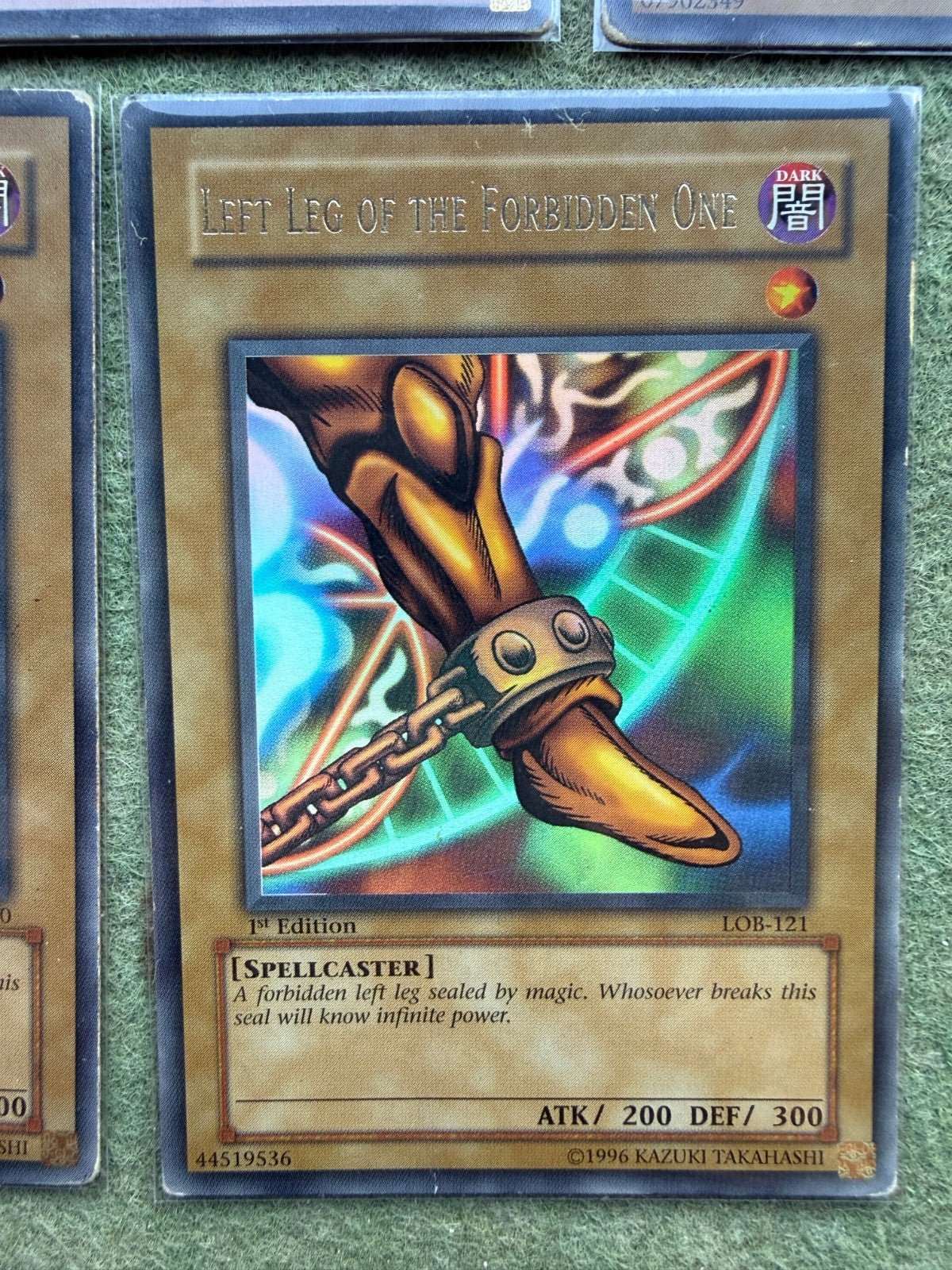 Yu-Gi-Oh! LOB-120 LOB-121 LOB-122 LOB-123 LOB-124 Exodia Complete 1st LP-MP NA