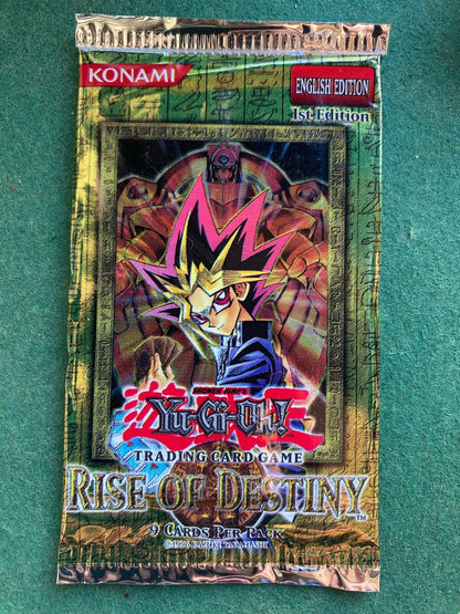 Yu - Gi - Oh! Rise Of Destiny Booster Pack Sealed 1st Edition