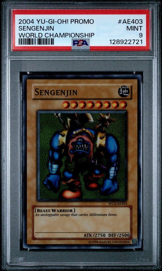 Yu - Gi - Oh! Yugioh SENGENJIN Qualifier Asia Edition Promo WCS - AE403 PSA 9