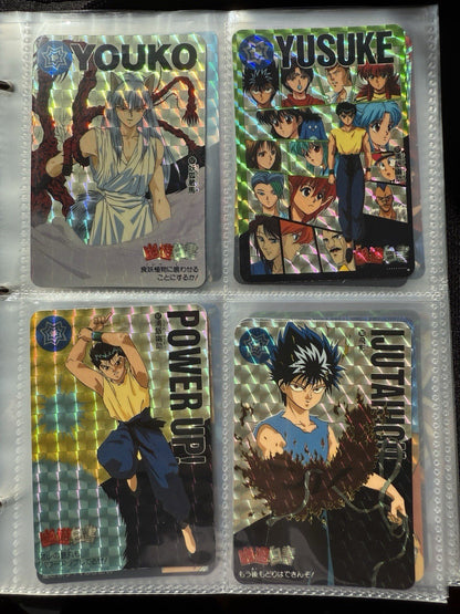 Yu Yu Hakusho TCG Ultimate 200+ Cards Foil NM LP Bandai 1997 Carddass Lot