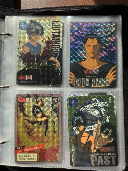 Yu Yu Hakusho TCG Ultimate 200+ Cards Foil NM LP Bandai 1997 Carddass Lot