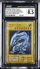 Yugioh Blue-Eyes White Dragon Dark Magician Stainless Card Set 20th CGC 8.5