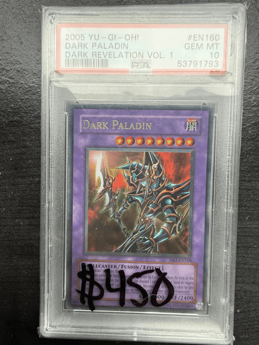 Yugioh Dark Paladin DR1 - EN160 Ultra Rare PSA 10