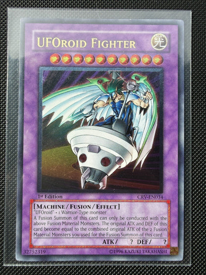 Yugioh! LP UFOroid Fighter - CRV - EN034 - Ultimate Rare - 1st Edition