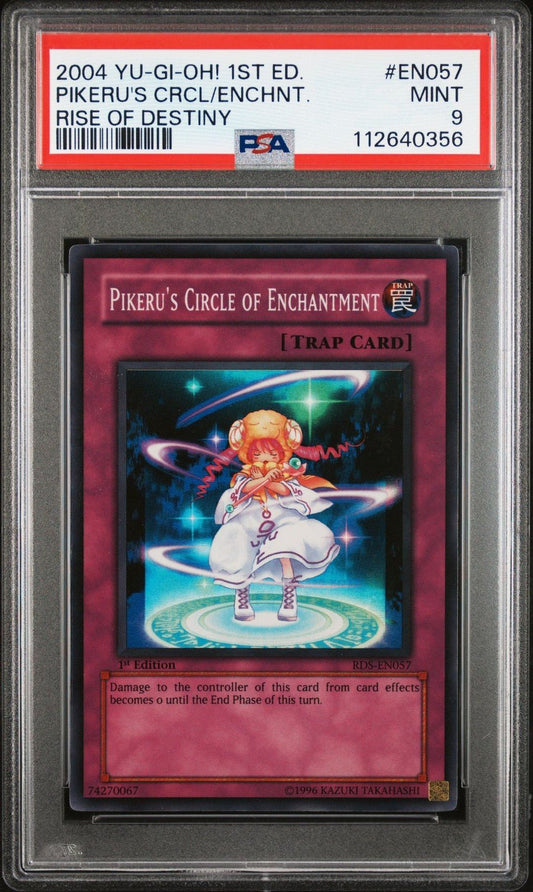 Yugioh! Pikeru's Circle of Enchantment RDS EN057 PSA 9 1st Edition
