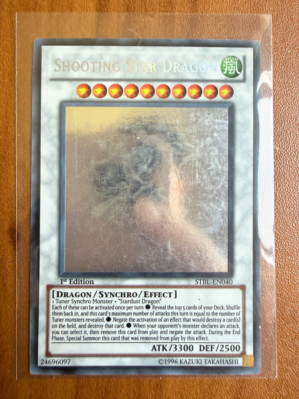 Yugioh Shooting Star Dragon STBL - EN040 Ghost Rare 1st Edition LP - 