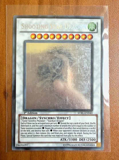 Yugioh Shooting Star Dragon STBL - EN040 Ghost Rare 1st Edition LP - 