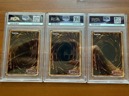 Yugioh Slifer The Sky Dragon Obelisk Tormentor Winged of Ra PSA 10 KICO EN063 64