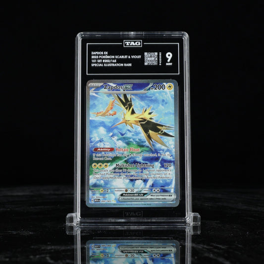 Zapdos ex 202 Pokemon Scarlet & Violet 151 TAG 9